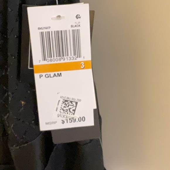 City Studio black formal Size 3 - Purchased from Macy’s. Black with sparkle top - Picture 5 of 8